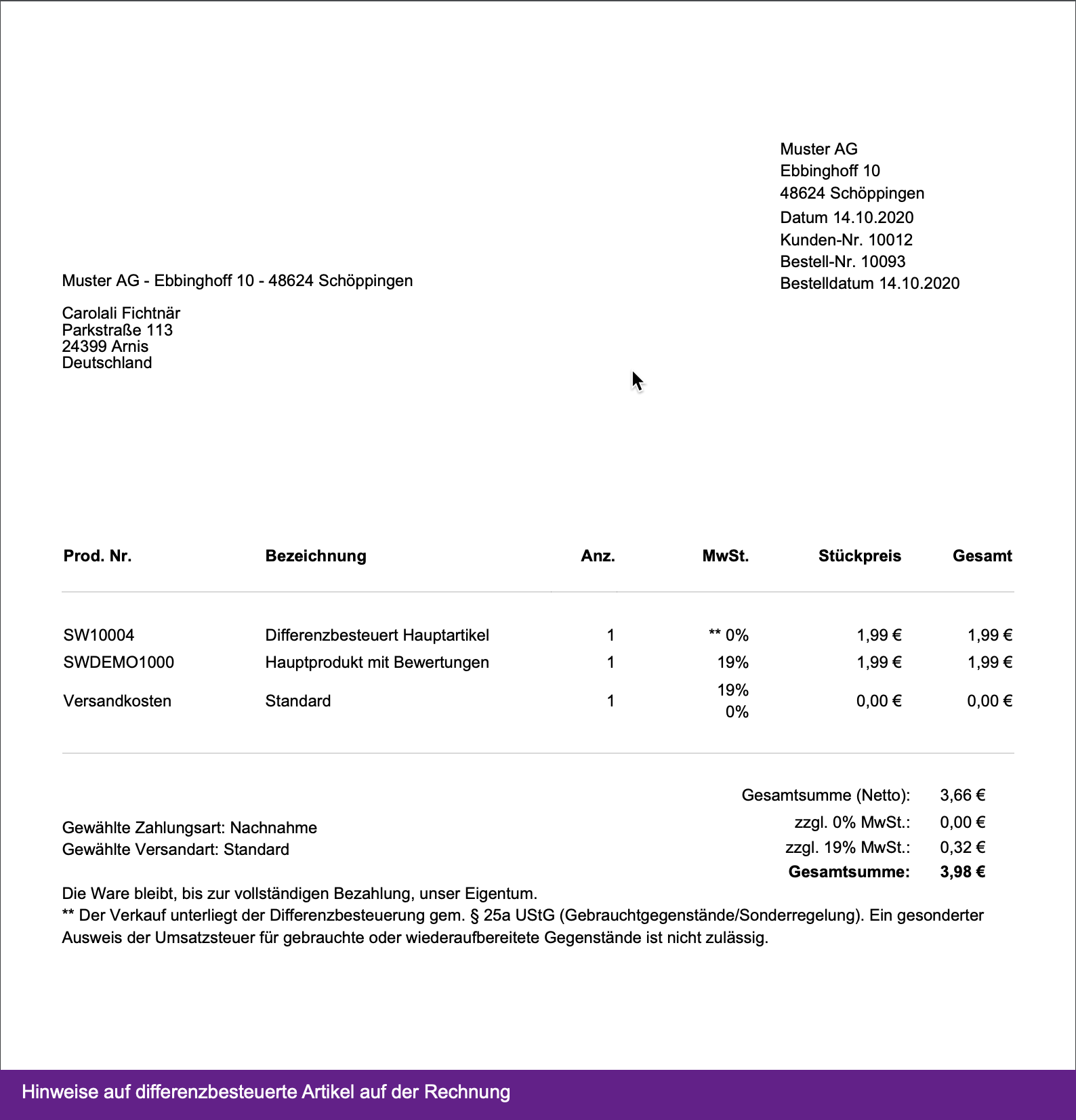 Differenzbesteuerung Nach 25a Ustg Sw 6 Sw 6 Doku Faq Doku Releases Support Inhalt Uber Dieses Plugin Zweck Voraussetzungen Installation Und Einrichtung Benutzung Deinstallation Uber Dieses Plugin Bei Differenzbesteuerten Artikeln Z B